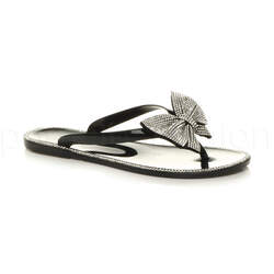 DAMEN-SANDALEN DIAMANT GLITZERNDE ZEHENPFOSTEN HOCHZEIT STRAND FLIP FLOPS GRÖSSE