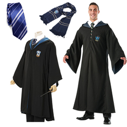 Harry Potter Kostüm Robe Schal Umhang Krawatte Gryffindor Slytherin Ravenclaw DE