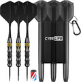 CyeeLife 24 Gr. Steeldarts Dartpfeile mit Aufbewahrungsbox und Darts Zubehör Set