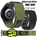 Nylon Sport Armband für Samsung Galaxy Watch 6 4 Classic 5 Pro 4 5 6 40mm-47mm
