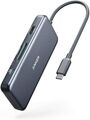 Anker USB-C-Hub PowerExpand+ 7-in-1 Adapter HDMI microSD SD für MacBook Pro XPS