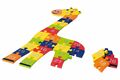 Playtive Kinderspielzeug Echtholz Giraffen Puzzle 26-teilig Zahlen Farben Formen