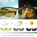 Night Vision Nachtsichtbrille UV400 Auto Nachtfahrbrille Sonnen Kontrast Brille