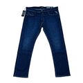 Replay Rocco Comfort Fit Indigo Stretch gewaschene Denim Jeans MA1005 685 506 007