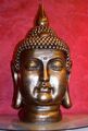 Deko Buddha Große Buddha Köpfe in der Farbe Silber oder Gold Feng Shui Skulptur