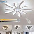 Acryl Modern LED Deckenleuchte Deckenlampe Dimmbar mit Fernbedienung Wohnzimmer