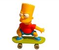 Bart Simpson Skateboarding Bad oder Dusche Gel seltenes Sammlerstück