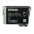 Original Epson Tinten Patrone T0801 schwarz für Stylus Photo 50 650 700 800 Blis