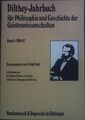 Dilthey-Jahrbuch für Philosophie und Geschichte der Geisteswissenschaften, Bd. 4