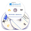 Wiederherstellung Neuinstallation DVD Bundle für Windows 10 Professional Home Repair Disk