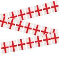 4 m St. George England Jagdgirlande Rotes Kreuz Flagge Sport hängendes Dekor H0225UK