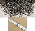 150 Stück Stahl Verschlussschnallen  13/16/19 mm für Umreifungsband, Textilband
