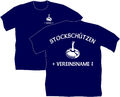 T-Shirt Stockschiessen Eisstockschiessen Stockschützen Sportvereine Symbole 7