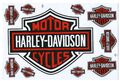 Harley Davidson Motorcycles 10 Bar & Shield Aufkleber Sticker Set Logo Emblem