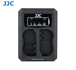 JJC DCH-ENEL15 USB-Dual Ladegerät für Nikon EN-EL15 EN-EL15a EN-EL15b