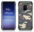 Camouflage Tarnung Handyhülle robust Outdoor Panzer iPhone Samsung Huawei THcase