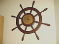 Barometer Steuerrad  Ø 57 cm Wandbarometer Schiffssteuerrad Maritim Wanddeko