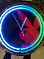 Retro Vintage Playboy Neon Beleuchtung Wanduhr Funktioniert Preloved 
