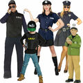 Polizist Polizistin Polizei Kostüm SWAT Spezialeinheit Herren Damen Kinder Junge