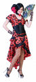 Spanierin Flamenco Kostüm Damen spanische Tänzerin Damenkostüm Fasching Karneval