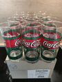 17x Coca Cola Gläser in OVP NOSTALGIE Tiffany Style 0,2l 80er Trinkglas Vintage