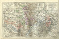 1906 Die Schlachten um METZ 1870 - Alte Landkarte Karte Antique Map Infanterie