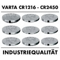 Knopfzelle Batterie Varta CR2032 CR2025 CR2016 CR1620 CR1616 CR1220 CR2430 2450