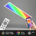 BRILONER Deckenleuchte LED Panel Smart-Home 100cm CCT RGB Deckenlampe