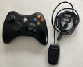 Original Xbox 360 Controller - Wireless Schwarz