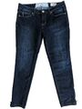 Tom Tailor Jeans Hose Carrie Slim Gr. W 30 Zippered Ankle Dark Wash