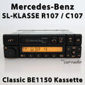 Original Mercedes R107 SL-Klasse Classic BE1150 Autoradio Kassette Becker Radio