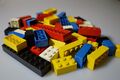 Lego ®  100x hohe zweireihige Bausteine Grundbausteine doppelreihig Basis Steine