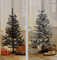 Künstlicher Mini Christ-Weihnachtsbaum mit Ständer 120cm + 1x LED Lichterkette