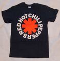 ROTES HOT CHILI PEPPERS STERNCHEN KLASSISCHES LOGO T-SHIRT. GROSS. NEU