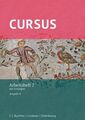 Cursus - Ausgabe A, Latein als 2. Fremdsprache: Arbeitsheft 2 mit Lösungen - Zu 