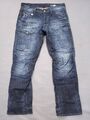 G Star rohe Jeans Größe 33 S Elwood General 5620 konisches Doppelknie