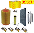 BOSCH Inspektionspaket mit Kraft.F MERCEDES C Klasse W203, S203 C180 C200 C230 