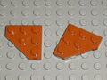 2 x LEGO DkOrange Plate ref 2450 /Set 70143 & STAR WARS set 75085 Hailfire Droid