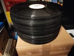 Frühjahrsspecial!!! 90 große Schallplatten Vinyl 12" ( 30 cm) Basteln Deko