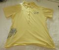 Polo Damen ♛ Oberteil T-  Shirt  XL gelb 44 46  reine Baumwolle Sommer kurzarm