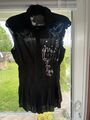 Desigual Bluse schwarz kurzarm 38/40