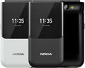 Brandneu Nokia 2720 - 4GB - 2G Ocean Black/rot (entsperrt) (DUAL SIM)