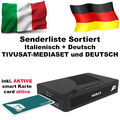 Humax TIVUMAX-HD3801 S2 HEVC HD Tivusat Receiver inkl. Aktive Smartcard Attiva