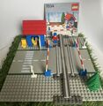 Lego 7834 Manual Level Crossing 12V Eisenbahn Bahnübergang  1980 + Notice TBE