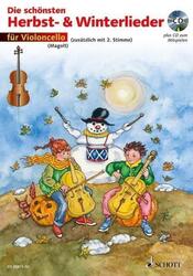 Die schönsten Herbst- und Winterlieder für Violoncello | Deutsch | Broschüre