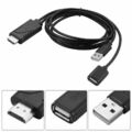 2in1 USB-Buchse auf HDMI-Stecker HDTV-Adapter für IOS8.0 Android PhonRSDE 7562S