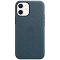 Original Apple iPhone 12 Mini Leder Case MHK83ZM/A Hülle MagSafe in Baltischblau