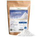 L-Carnitin Tartrat Pulver 300 g - Hohe Reinheit - Vegan + Dosierlöffel