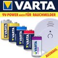 VARTA 9V-Rauchmelderbatterien MaxTech  Superlife HighEnergy Longlife 9V-Block
