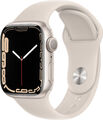 Apple Watch Series 7 41mm GPS Aluminiumgehäuse polarstern - Zustand akzeptabel